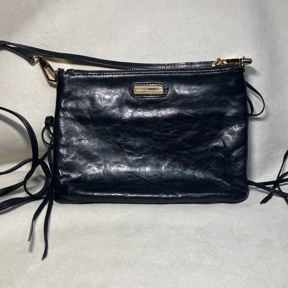 Rebecca Minkoff Bags Rebecca Minkoff Black Leather Zipper Crossbody Bag Poshmark